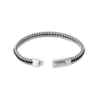 Tris Button Bracelet – Black