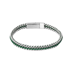 Tris Button Bracelet – Green
