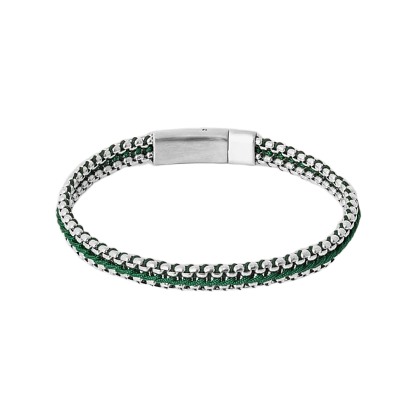 Tris Button Bracelet – Green