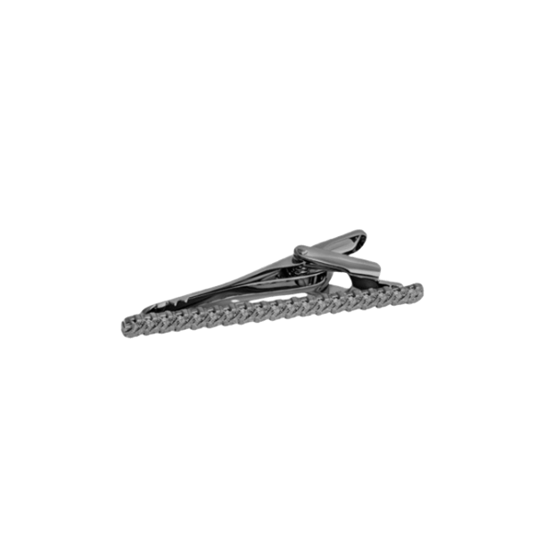 Quad Knot Tie Clip – Gunmetal Plating