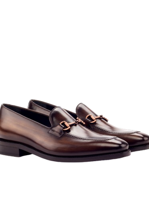 Brown Patina Loafer