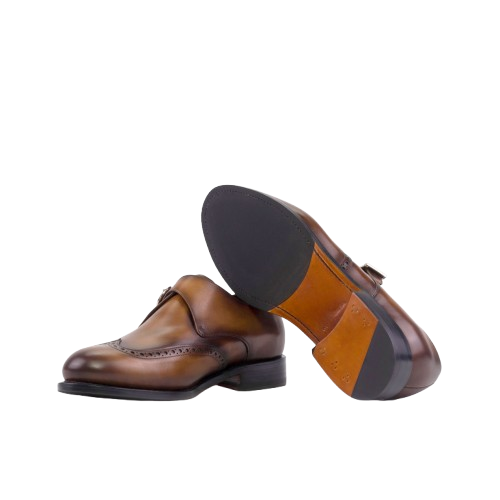 Cognac Brown Single Monk